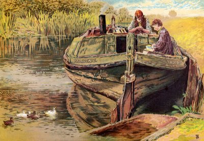 プロビデンスはしけ 作： Myles Birket Foster