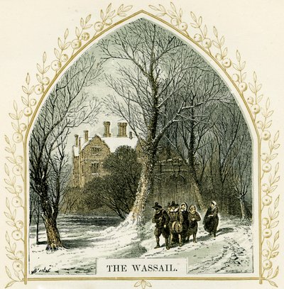 The Wassail - イラスト：Birket Foster 作： Myles Birket Foster