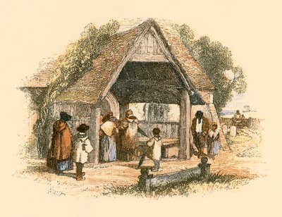 村の教会 作： Myles Birket Foster