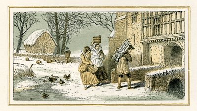 ウィリアム・シェイクスピアの「冬 作： Myles Birket Foster