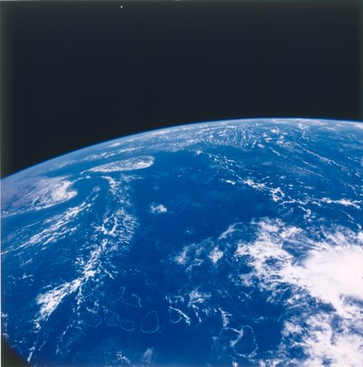 宇宙から見た地球 - インド洋、1980 年代。 作： NASA Images
