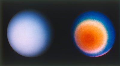 ボイジャー 2 宇宙船の天王星、1980 年代。 作： NASA Images