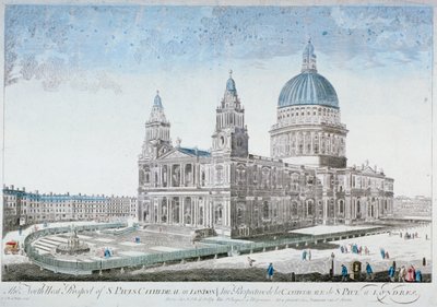 セント ポール大聖堂、ロンドン市、1755 年 作： NJB de Poilly
