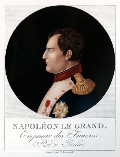 皇帝ナポレオンボナパルト、1769-1821、1912。 作： N. Bertrand