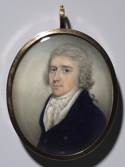 男の肖像、c。 1795-1800。 作： N*** Freese