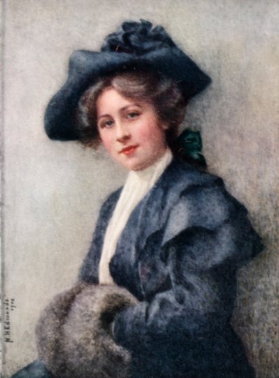 「ヘンリー・マーシャルの娘、アイリーン」、1913年。 作： N H Edmunds