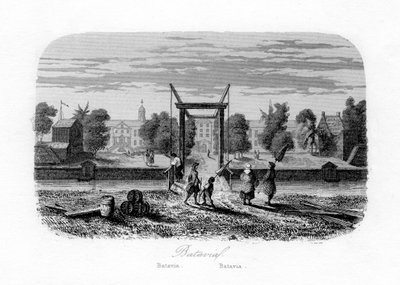 バタビアジャカルタ、インドネシア、c1840。 作： N. Remond