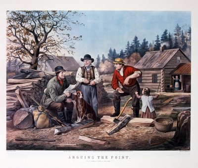 "論点" 作： N. and Ives J.M. (1824 95) Currier