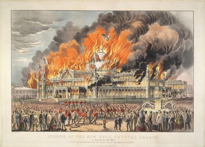 1858年10月5日火曜日のニューヨーク・クリスタルパレスの焼失（カラーリトグラフ


カラーリトグラフ 作： Currier and Ives