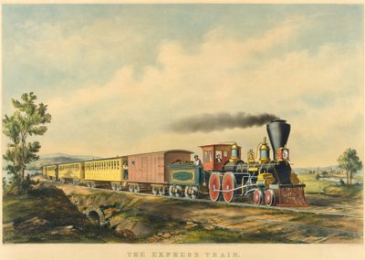 特急列車 作： Currier and Ives
