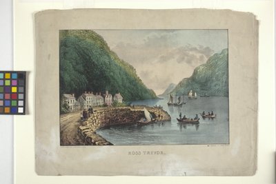 ロス・トレヴァー（手彩色のリトグラフ） 作： N. and Ives J.M. (1824 95) Currier