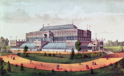 アメリカ合衆国園芸会館1876年 作： N. and Ives, J.M. Currier