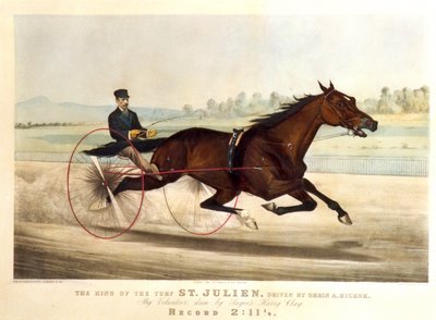 芝の王、セントジュリアン、オーリンA.ヒコック、1880年（リソ） 作： N. and Ives, J.M. Currier