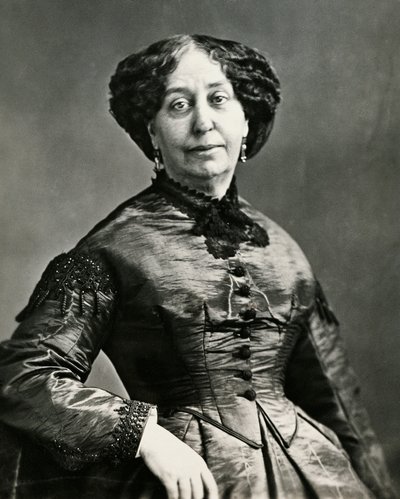 ジョージ・サンド（Amantine-Lucile-Aurore Dupinのペンネーム）（パリ 作： Nadar