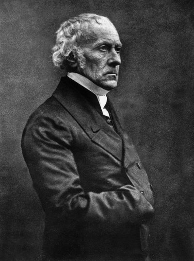 フランソワ・ギゾー（1787～1874）フランスの歴史家・政治家（1850年4月、ナダール撮影 作： Nadar