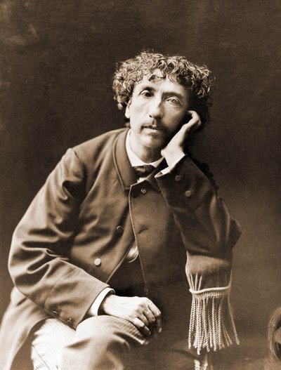 パリ・オペラ座の建築家シャルル・ガルニエ（1825-1898）の肖像（写真 作： Nadar