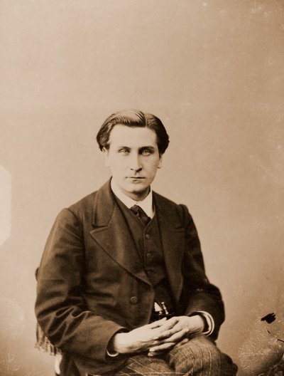 フランソワ・コッペ（詩人、1842-1908）の肖像（写真 作： Nadar