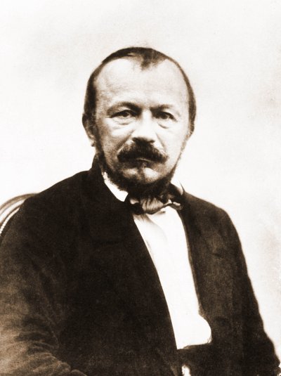 ジェラール・ド・ネルヴァル（作家 1808-1855）の肖像（写真 作： Nadar