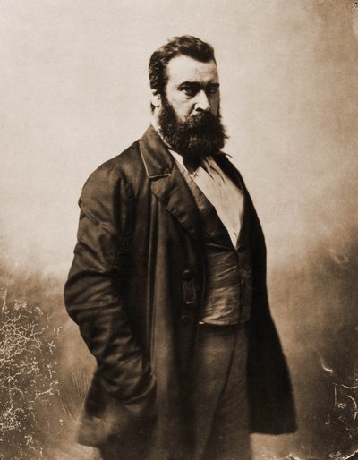 ジャン・フランソワ・ミレー（画家、彫刻家、1814-1875）の肖像（写真 作： Nadar