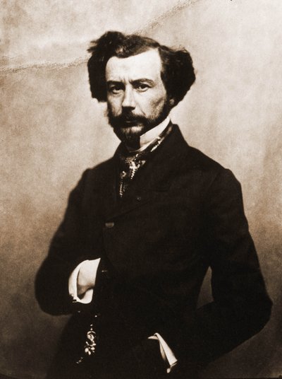 マキシム・デュ・カンプ（作家、1822-1894）の肖像（写真 作： Nadar