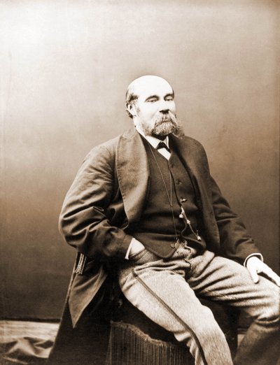 ガボローとポンソン・デュ・テレールの時代のファイルトニスト、ポール・フェヴァルのポートレート（1817-1887年）（写真 作： Nadar