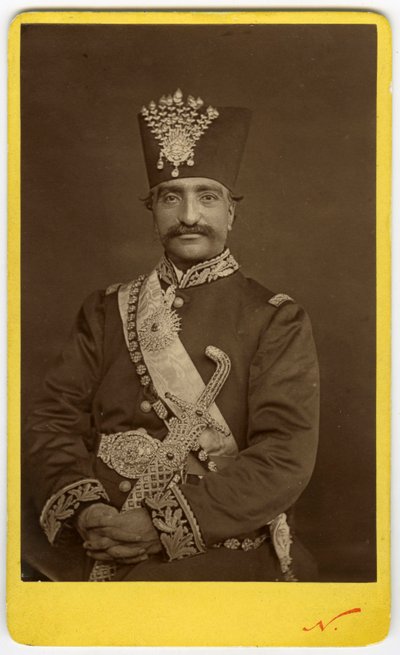 イランのシャーの有名人の写真 作： Nadar