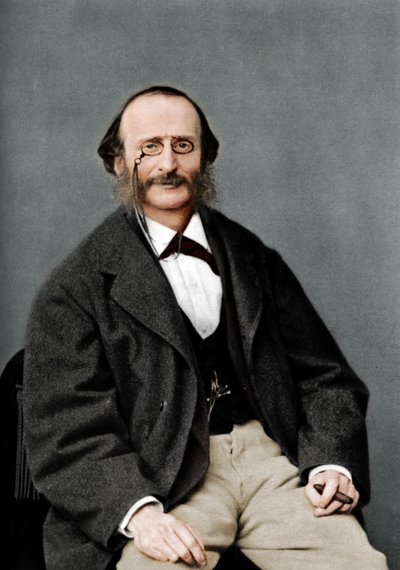ジャックオッフェンバッハ1819-1880年、ドイツ生まれのフランス人作曲家、チェロ奏者、ロマン派の帝国 作： Nadar