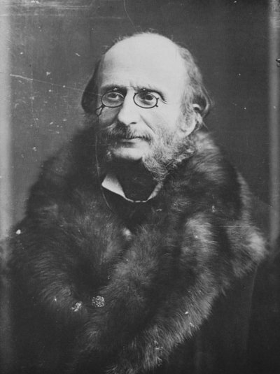 ジャック・オッフェンバッハ、ドイツ生まれのフランス人作曲家、c1875 作： Nadar