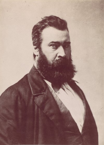 ジャン＝フランソワ・ミレー、1856-58 年、約 20 年頃に印刷。 1900年。 作： Nadar