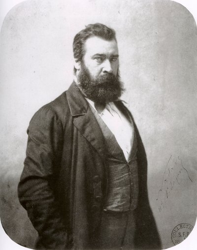 ジャン=フランソワミレー、フランスの画家、c1860s 作： Nadar