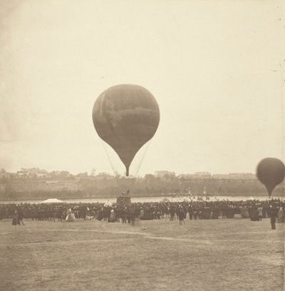 Le Geant、Champ de Mars、1863 年 10 月 18 日、おそらく 188089 が印刷されています。 作： Nadar