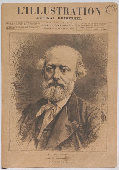 M. ヴィオレ・ル・デュク、1879年9月18日死去 作： ナダール