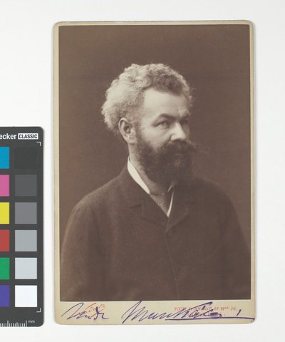 ミハーイ・フォン・ムンカーチ（本名ミハエル・レオ・リープ、1844-1900）、画家（署名あり） 作： ナダール