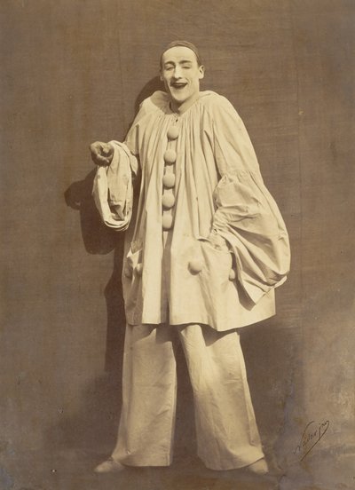 笑うピエロ、1855年。 作： Nadar