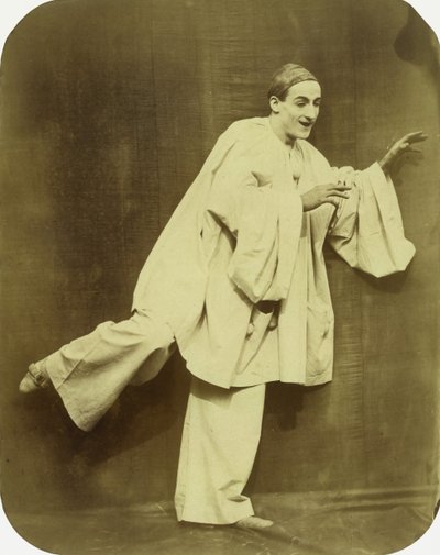 走るピエロ、1854-55。 作： Nadar