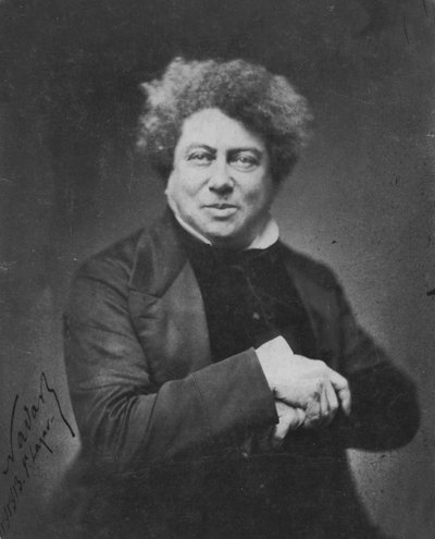 アレクサンドルデュマの肖像画、1855年 作： Nadar