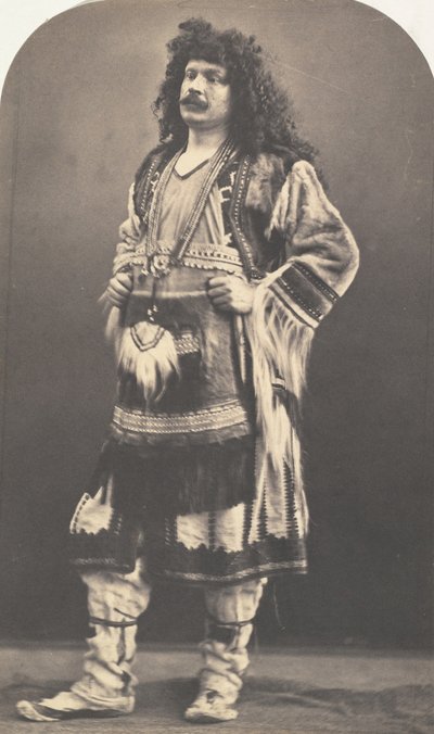 [衣装を着た自画像]、1862-64。 作： Nadar