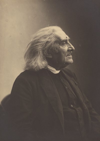 [フランツ・リスト］ 作： Nadar [Gaspard Félix Tournachon]
