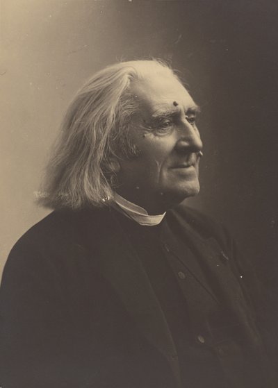 [フランツ・リスト］ 作： Nadar [Gaspard Félix Tournachon]
