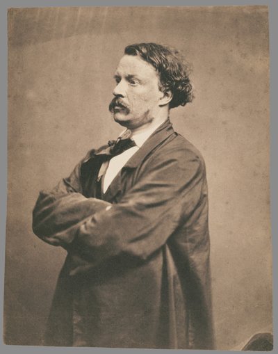 [スモックを着た自画像 フェリックス・ナダール］ 作： Nadar [Gaspard Félix Tournachon]