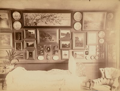 セナール、部屋 作： Nadar [Gaspard Félix Tournachon]