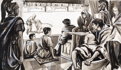 アンドロクレスとライオン、「諸国物語」より 作： Nadir Quinto