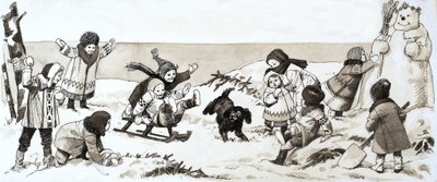 いろいろな国の物語雪の赤ちゃん 作： ナディール・クイント