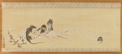 餅花の上の鼠 作： 長沢ロゼツ