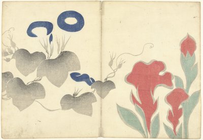 青いヒルガオと赤い花 光琳の画集（連載タイトル） 光琳がうう（連載タイトル） 作： Nakamura Hochu