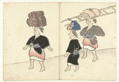 大原の女性3人 光琳の画集（連載タイトル） 光琳がうう（連載タイトル） 作： Nakamura Hochu