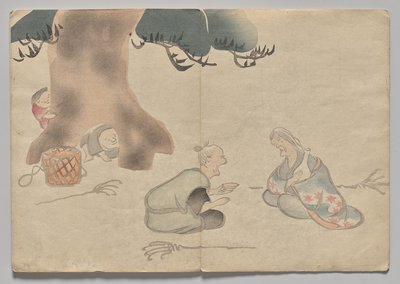 光琳絵本（上巻）の一場面 作： Nakamura Hochu
