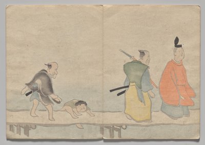 光琳絵本（上巻）の一場面 作： Nakamura Hochu