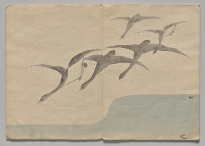 光琳絵本（上巻）の一場面 作： Nakamura Hochu