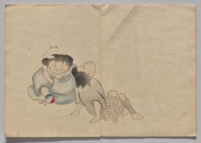 光琳絵本（下巻）の一場面 作： Nakamura Hochu